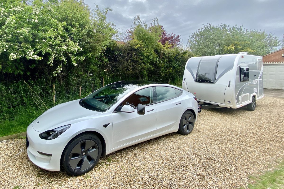 best electric car for towing a caravan